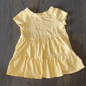 Cat & Jack Mustard Yellow Ruffle Dress | 18M
